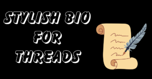 Stylish bio For Threads